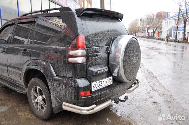 Рейлинги Toyota Prado120