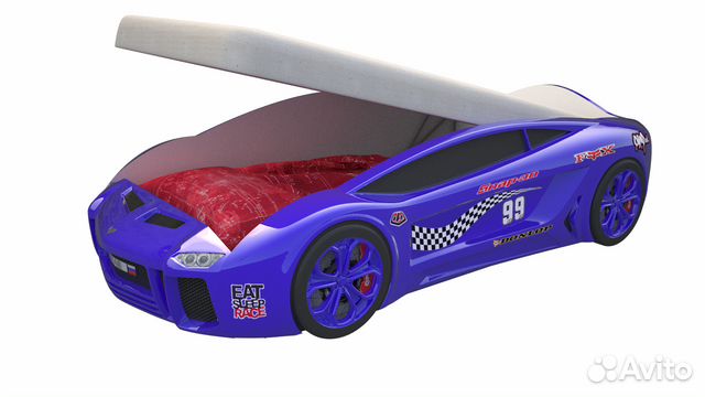 Детская кровать машина