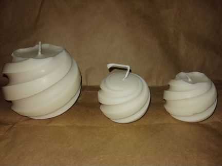 Ароматическая свеча из натурального соевого воска