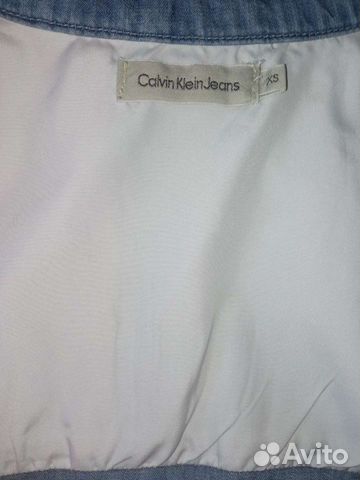 Рубашка Calvin Klein джинсовая