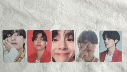 Карты BTS Тэхен Чонгук фотофолио, Dicon V