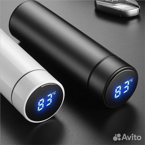 Умный термос из нержавеющей стали с дисплеем