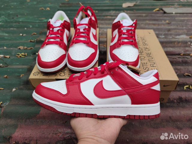 Nike dunk low next nature red (original)