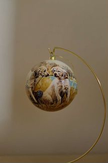 Елочный шар ручной работы 