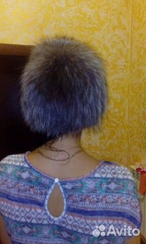 Шапка из чернобурки