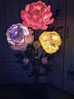 Светильник из изолона, торшер