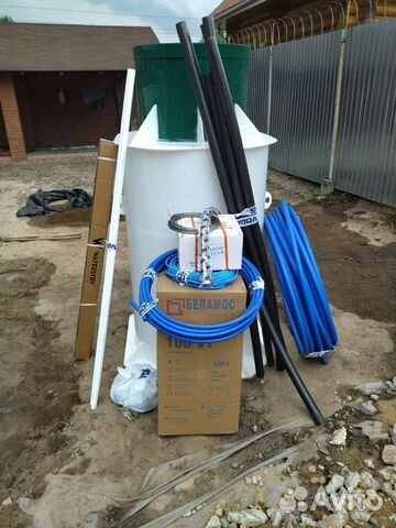 Обустройство скважин, монтаж септика астра топас