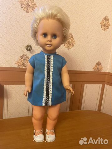 Кукла немецкая 50 см. Родная одежда