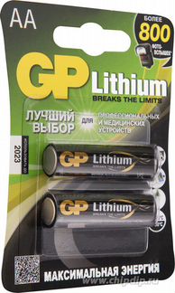 Литиевые А А Батарейки GP15LF Элементы Питания