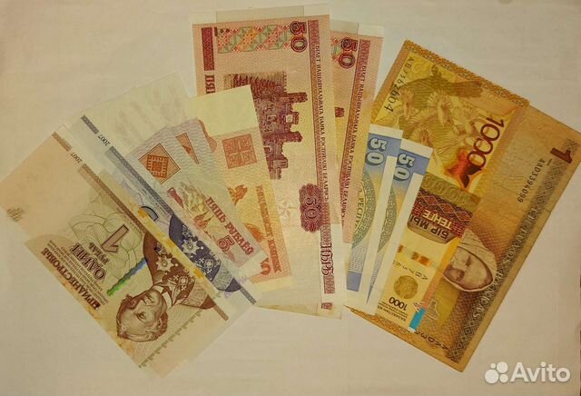 Банкноты стран Снг и Балтии