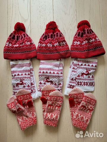 Шапка+шарф +варежки для фотосессии