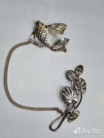 Серебряный ионизатор освежитель воды Золотая рыбка