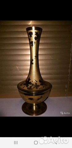 Ваза винтаж латунь СССР