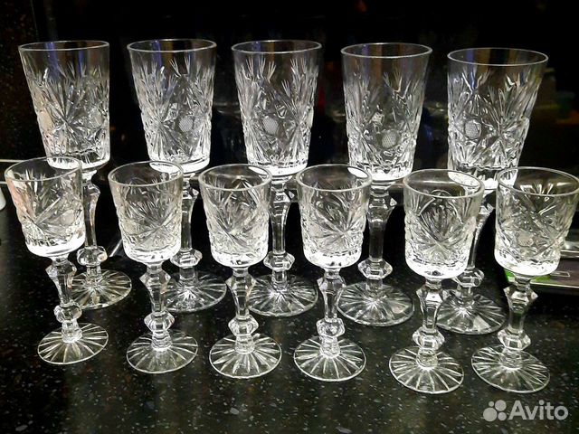 Хрустальные Фужеры, бокалы кубки СССР