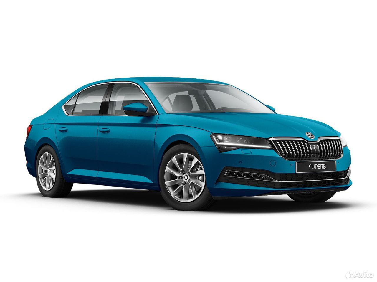 Skoda Superb зеленая