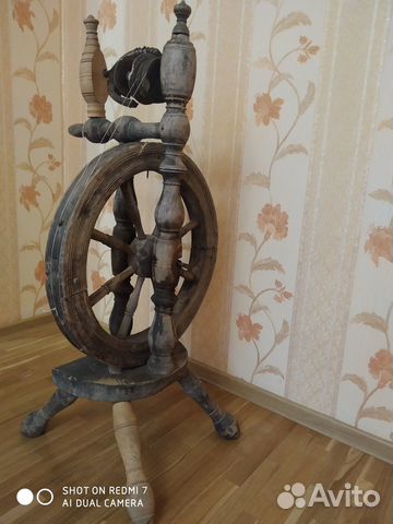 Прялка деревянная старинная