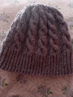 Шапка мужская вязаная