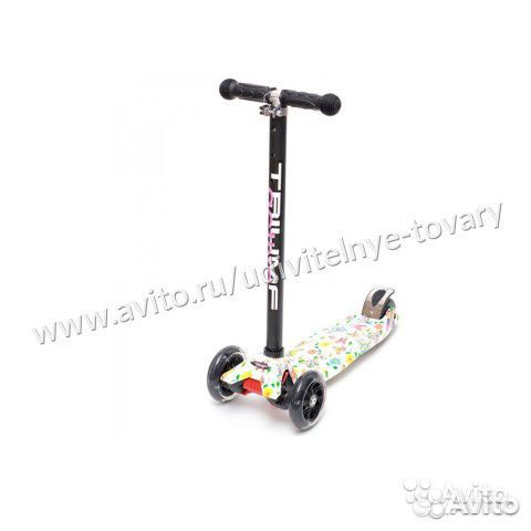 Самокат детский трехколесный Triumf maxi print but