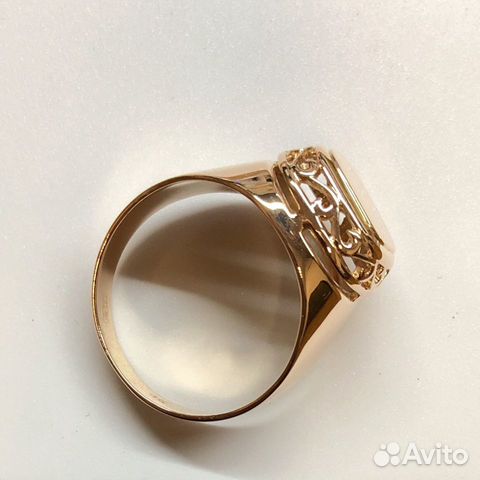 Золотое кольцо (печатка) 583 пробы СССР