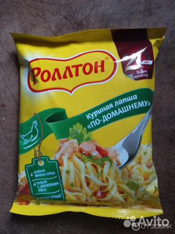 Лапша ролтон