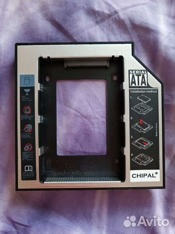 Адаптер, Салазки для ssd в отсек dvd-rom, optibay