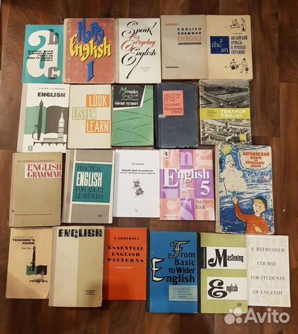 Книги, учебники СССР, пособия по английскому языку
