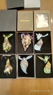 Кулон из натурального камня