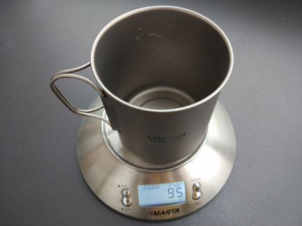 Титановая кружка Tomshoo 750 мл