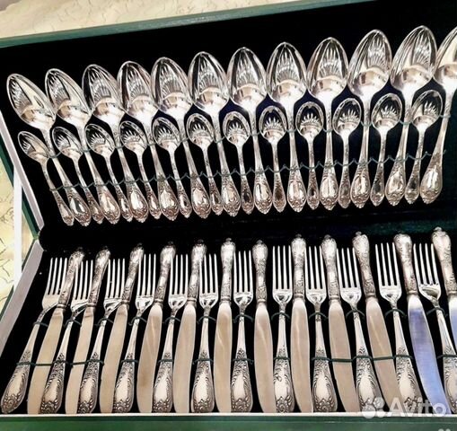 Мельхиор Зиш новый столовый набор на 12 персон