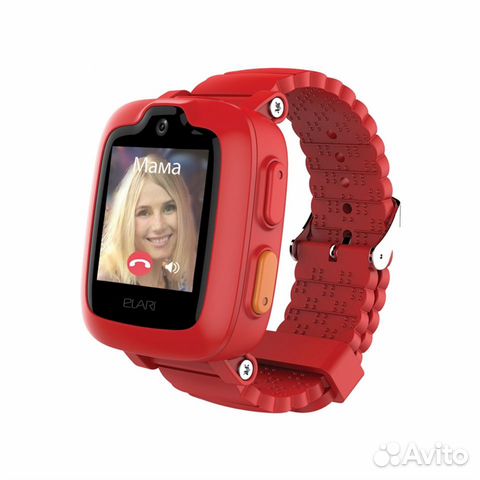 Детские смарт-часы elari KidPhone 3G Red 52
