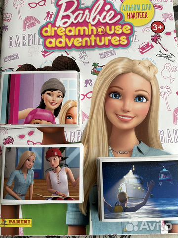 Наклейки barbie panini