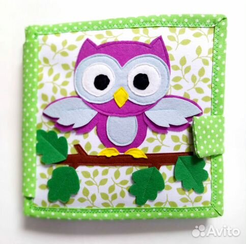 Развивающая книжка из фетра