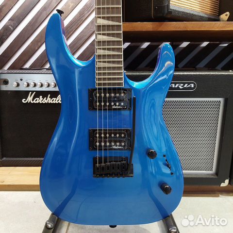 Js 22. Jackson js22 Dinky DKA Metallic Blue.