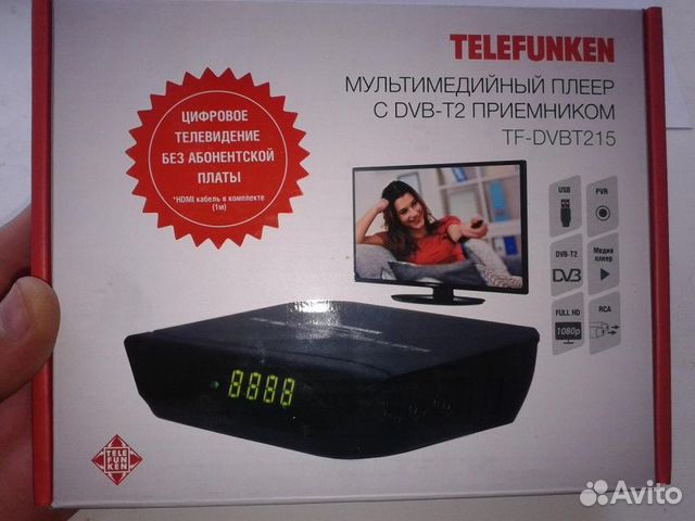 TV-тюнер telefunken TF-dvbt215 hdmi