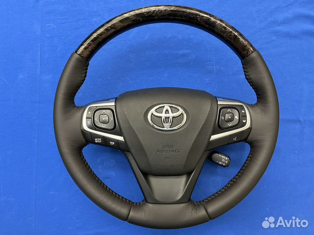 Руль под дерево с подогревом Toyota Camry 55