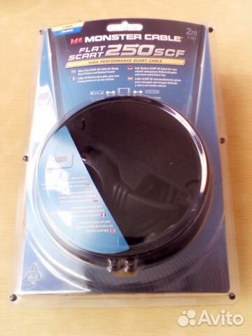 Кабель (monster cable flat scart 250 scf )