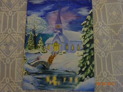 Интерьерная картина Рождество 30*40