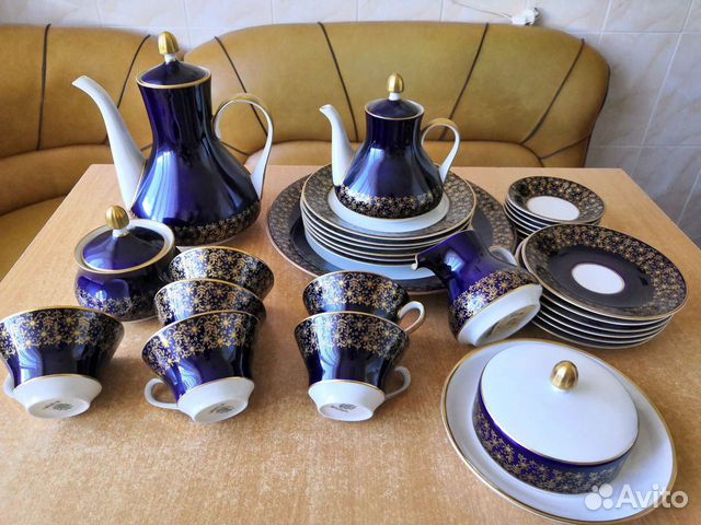 Фарфоровый сервиз Weimar Kobalt, 6 персон