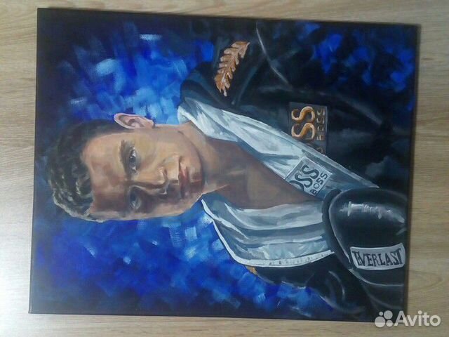 Картина большая 50х40см бокс Кличко