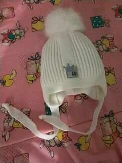 Зимние шапки от 0-6 мес