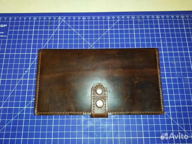 Барсетка-клатч натуральная кожа