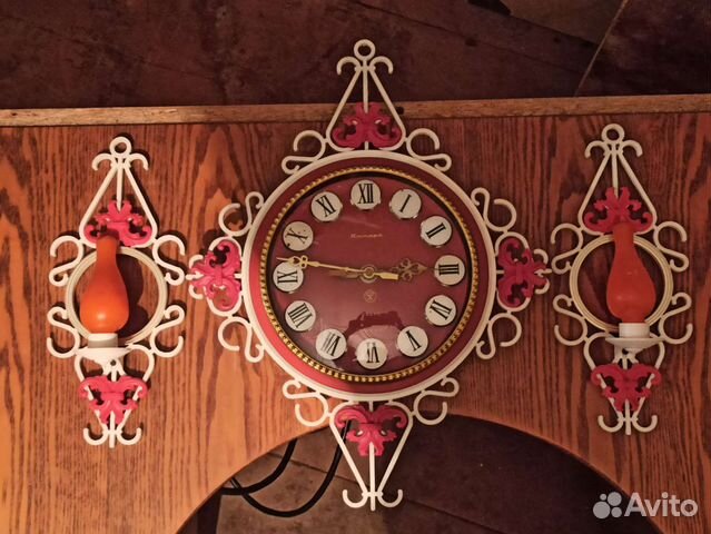 Часы Янтарь кварц СССР с подсвечниками купить в Боровичах | Личные вещи ...