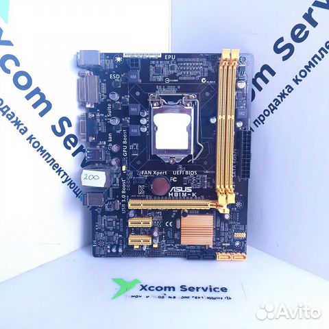 Материнская плата LGA 1150 asus H81M-K