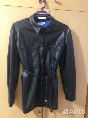 Рубашка из экокожи