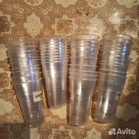 Одноразовые стаканы для рассады