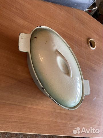 Утятница чугунная эмалированная