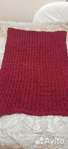 Плед детский вязаный ручная работа