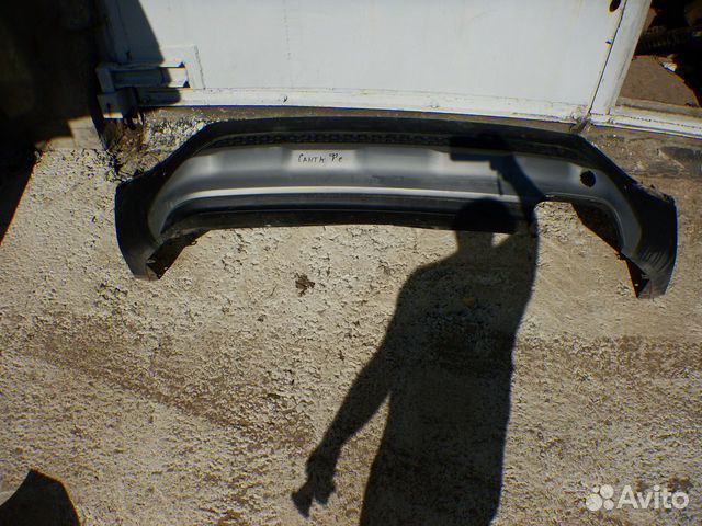 Юбка заднего бампера Hyundai Santa Fe 4