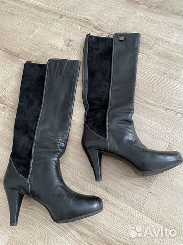 Сапоги кожаные Grey Mer 38