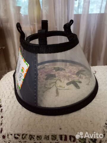 Воротник защитный пластиковый на липучке